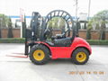 Rough Terrain Fork Lift Truck 3.0T Capacity