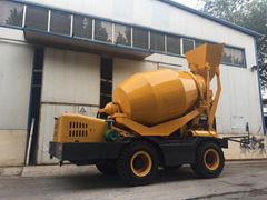 4.2CBM Self-loading Concrete Mixer Truck