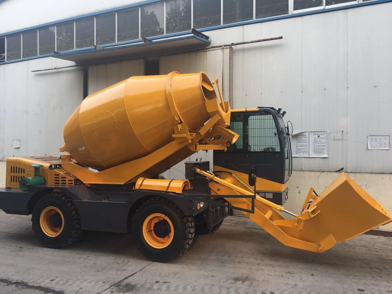 4.2CBM Self-loading Concrete Mixer Truck 2