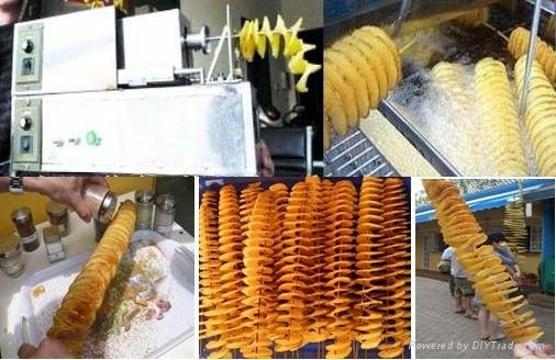  potato twist cutter with stainless steel 0086-18703616536 2