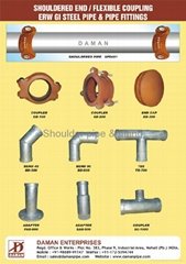 Water Supply Shoulder End ERW GI Steel Pipe and Fittings