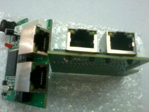  Mini 3 Port 10/100mbps Ethernet Switch Module,Unmanagd Network Switch Pcb board 2