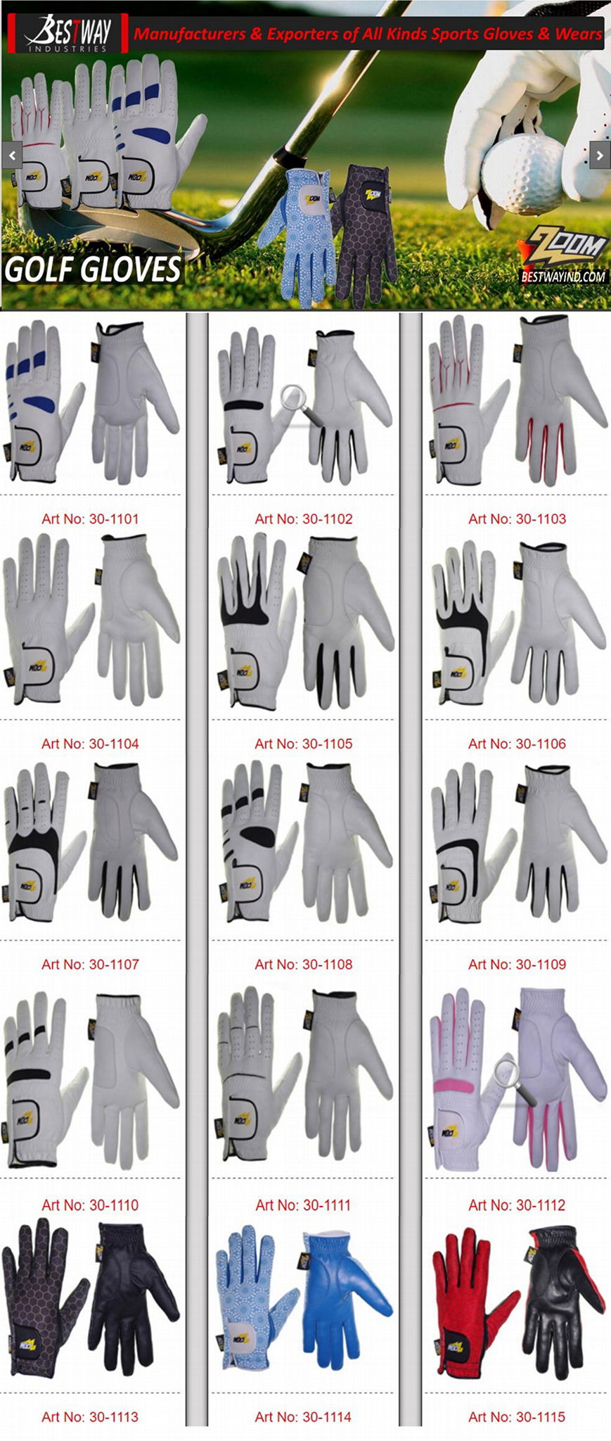 Golf Gloves 5