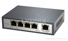 4 Port IEEE802.3af 10/100Mbps POE switch