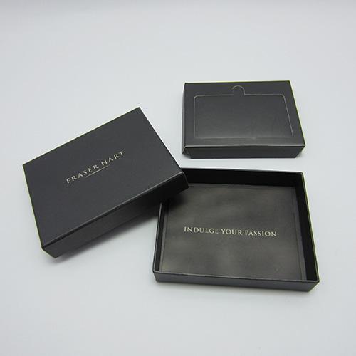 Voucher Paper Box Department Store Gift Card Box Black  3