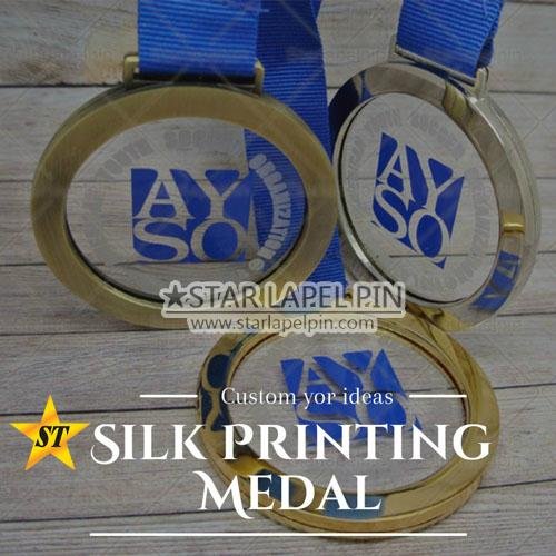 Custom Olympic Gold Silver Bronze Honor Blank Medals  2