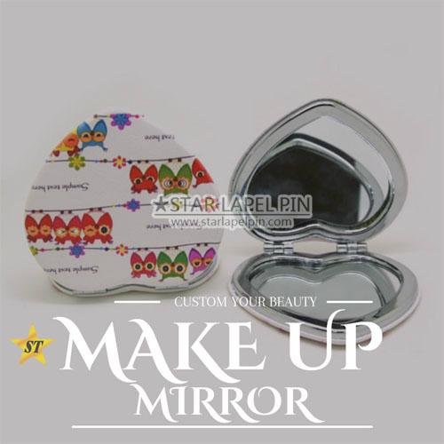 Personalized Stainless Steel Cosmetic Pocket Mirror 2