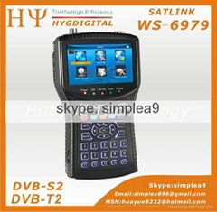 Satlink WS-6979  Terrestrial Signal DVB-S2 DVB-T2 HD Combo Finder Meter sat find