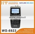 Satlink WS-6923 2.1 inch LCD display FTA C&KU Band DVB-S digital satellite finde 2