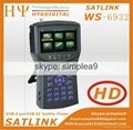 Satlink ws6932 HD mpeg4 DVB-S2 meter satellite ws 6932 HD Analyzer Satellite Sig 4
