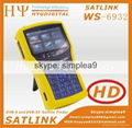 Satlink ws6932 HD mpeg4 DVB-S2 meter satellite ws 6932 HD Analyzer Satellite Sig 5