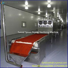 Conveyor Belt Microwave Spice Drying Sterilizing Machine