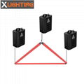 Dmx winch led kinetic lights kinetic triangle rgb led dmx kinetic pixel tube