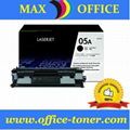 OEM HP CE505A black toner for HP