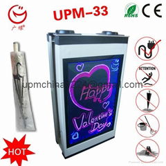 LED screen advertising umbrella packing machine with writing board