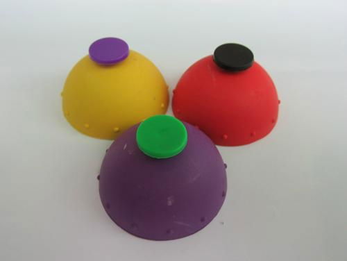 hip hop pops, jumping disc, half rubber bouncing ball