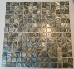 Dyed color Square River Shell Mosaic