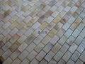 Rectangle oblique spell River Shell Mosaic 1