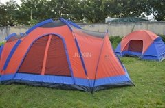 Family camping outdoor tent