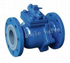 PFA lined ball valve