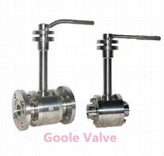 Flange connection Cryogenic ball valve