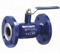 Flange full welded ball valve