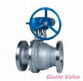 Two piece floating ball valve 1