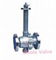 Flange connection Cryogenic ball valve