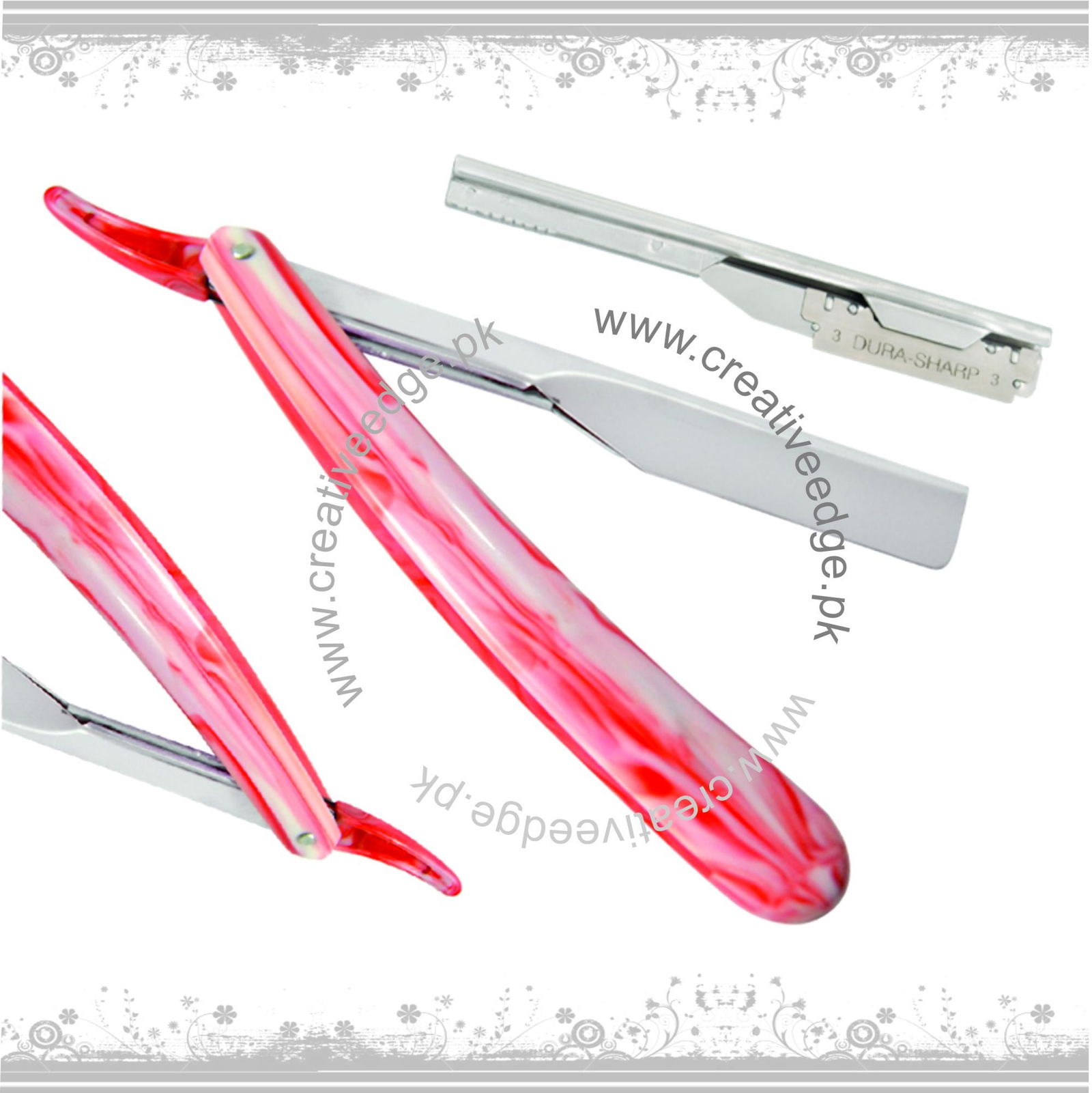 Barber Straight Cut Throat Salon Shaving Razor.