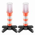 2 Pack Car LED Strobe Light LED Traffic Baton Light Led Road Baton 