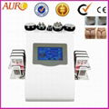 Au-61B vacuum cavitation rf+lipo laser machine   