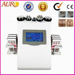 Au-61B vacuum cavitation rf+lipo laser machine   