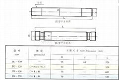 电除尘器用95瓷振打棒尺寸