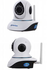 1280* 720P MegaPixel HD Wireless IP Camera with Pan Tilt SD Card Slot and IR Cut