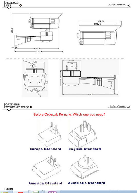 Wireless Wifi IP Camera Outdoor 1080P Full HD Pan Tilt Array IR 50m 5