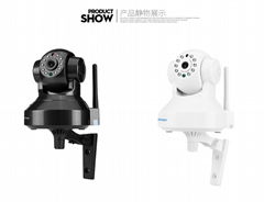 720P 1.0MP HD IP Camera Wireless  IR Cut Night Vision Pan Tilt Two Way Audio 