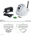 HD Wireless PTZ Dome IP CCTV Camera 1080P 2.0MP  Low Lux ONVIF 3