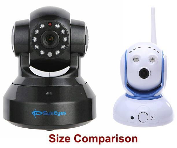 SUPER MINI ROBOT IP CAMERA  1.0MP Pixels  , Wireless, P2P,  Two way Audio,  3