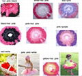 Eco-friendly two-tone flower girls tutu