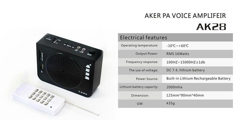 sound amplifier aker voice amplification for teachers 2