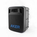 Aker professional band voice amplifier mp3 audio speaker FM radio LCD AK500W 5