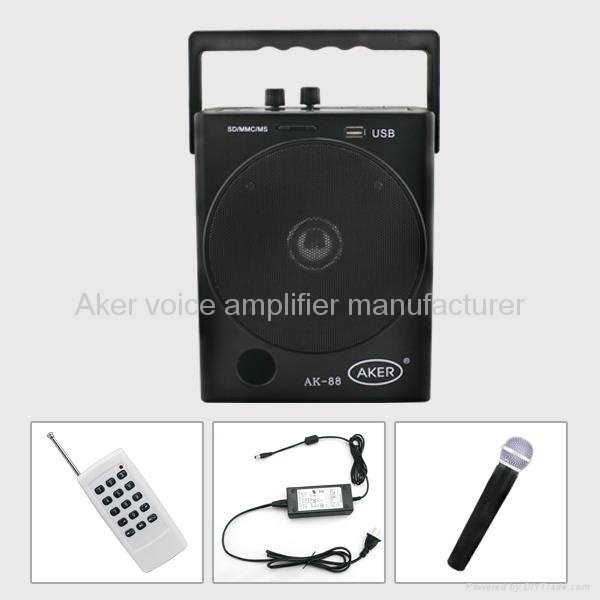 aker AK88W pa system with wireless mic and wireless control loudspeaker speakers