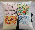 Cloth art sofa hemp and  velvet material pattern doll cotton pillow pillows 1