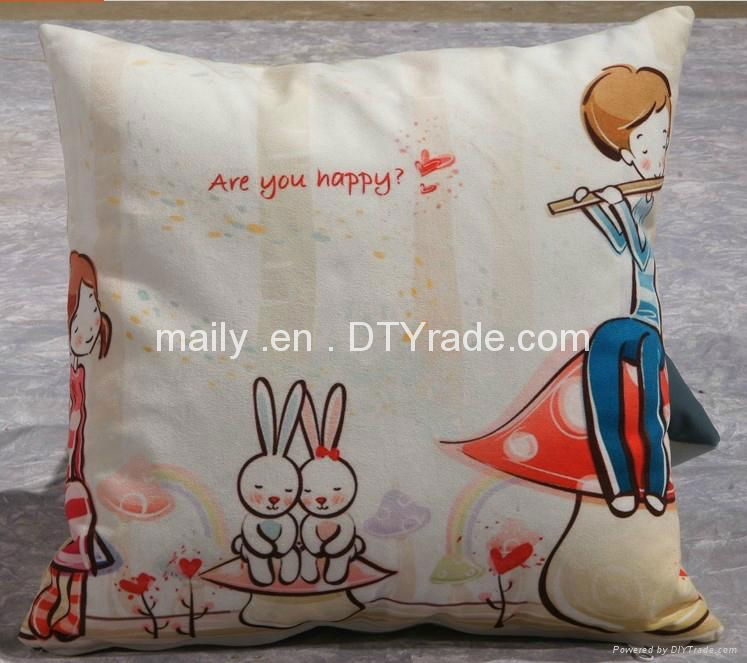 Cloth art sofa hemp and  velvet material pattern doll cotton pillow pillows 4