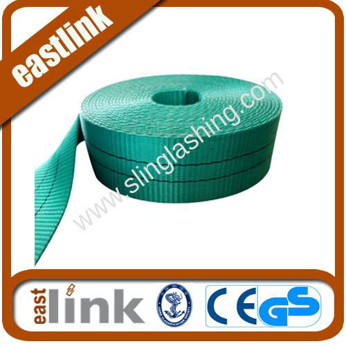 Webbing materials for lifting sling 3