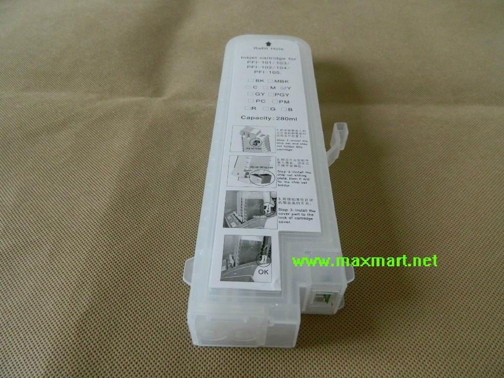 Refillable ink cartridge for Canon IPF5100 IPF6100