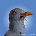 Latex pigeon dove mask