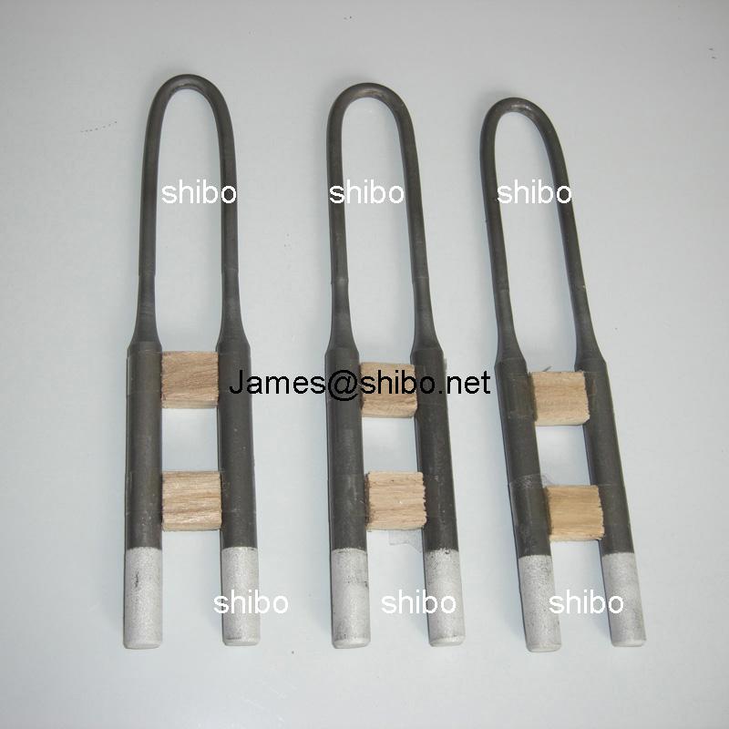 U shape MoSi2 heating elements for furnaces 2