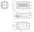 Long Range Thermal Security Camera  640x512 pixel 34-690mm continuous zoom lens