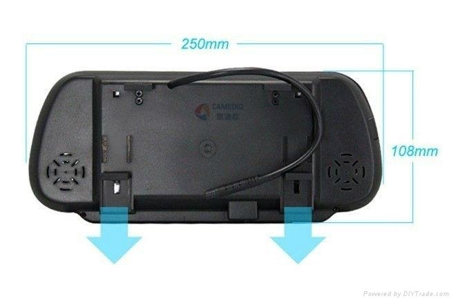 7inch waterproof car rear view camera system  2
